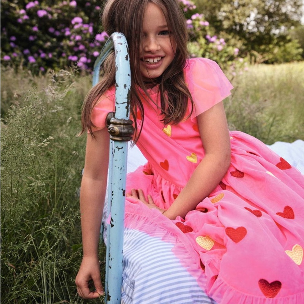 ❤️ MINI BODEN - Heart Tulle Party Dress
